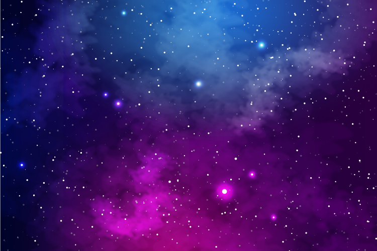 Cielo notturno stellato